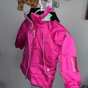 Phenix Hot Pink Jacket with Mint Trim